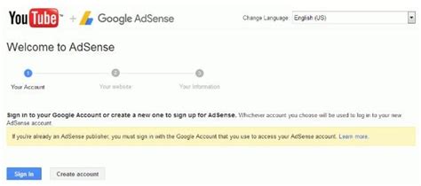 Sign up for AdSense .
